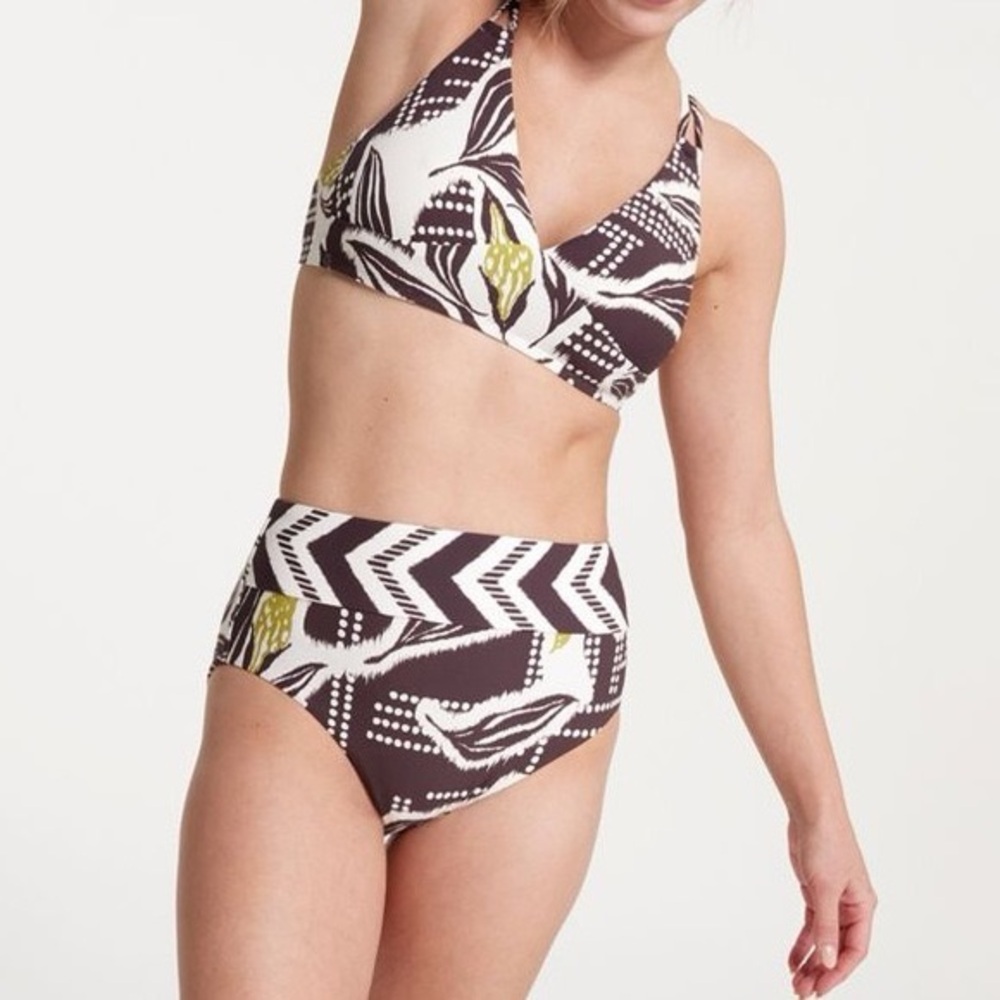 NEW CALIA Primitive Pointillism Bikini Set Size Large